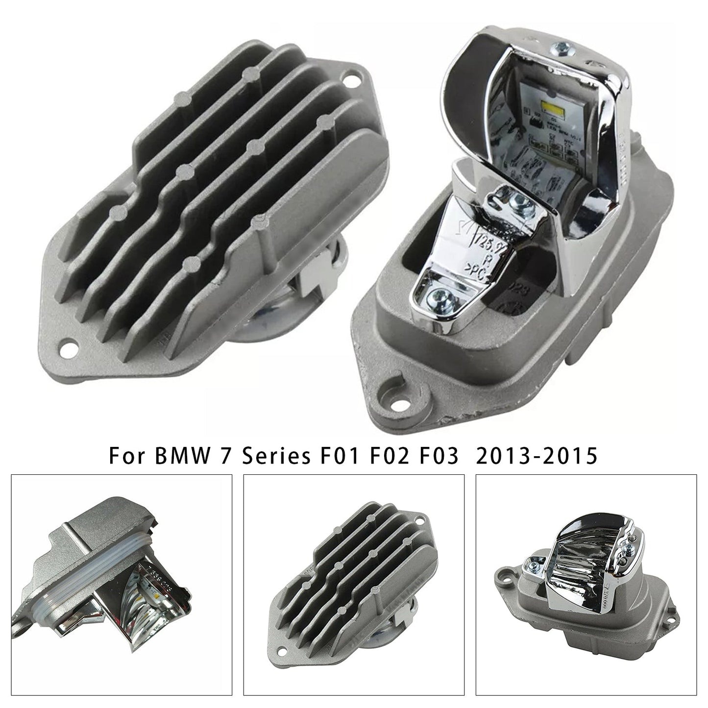 2X LED Headlight Module 63117370000,63117339023 For BMW 7 Series F01 F02 F03 2013-2015