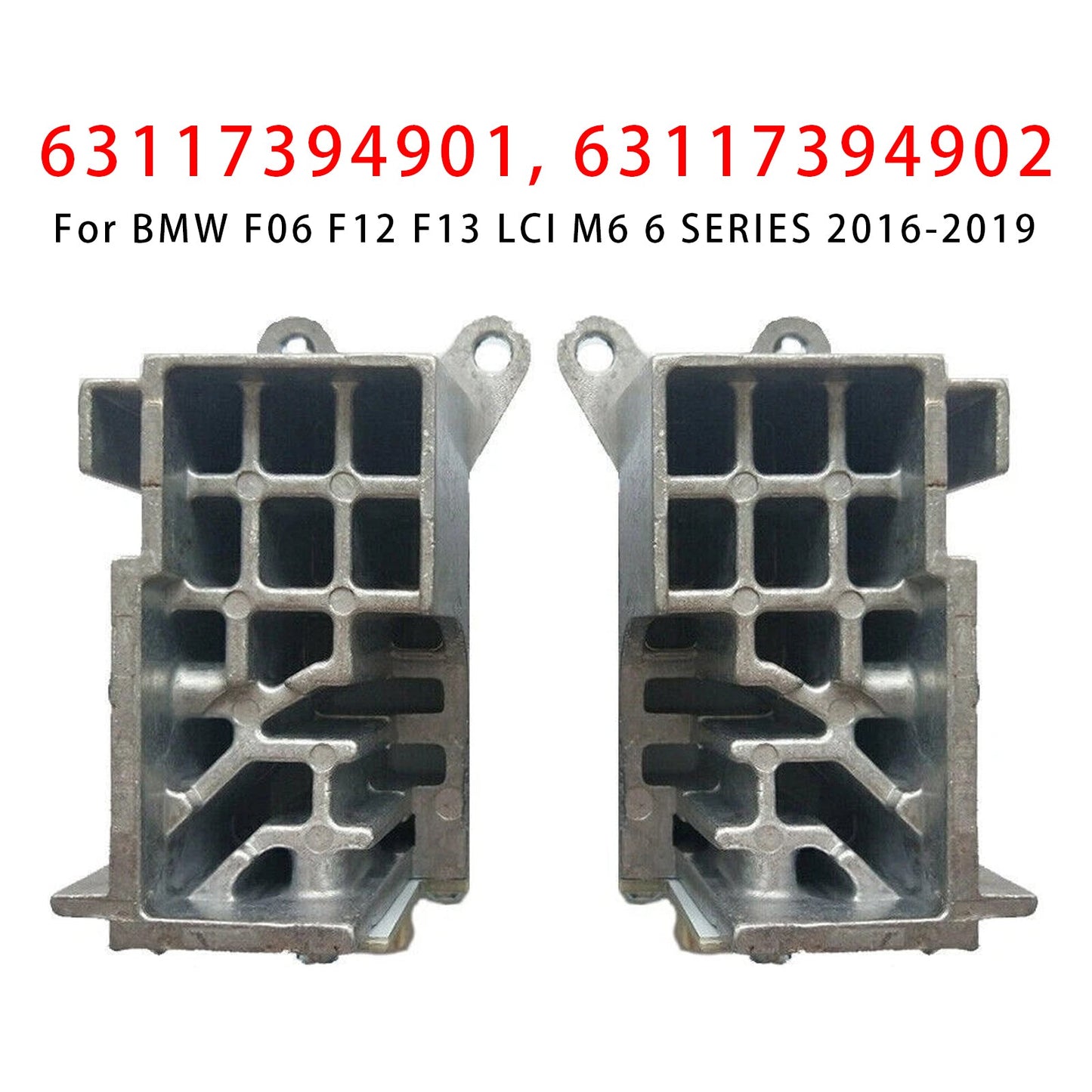 2pcs Yellow Angel Eye DRL LED Module 63117394901 63117394902 For BMW F06 F12 F13 LCI M6 6 SERIES 2016-2019
