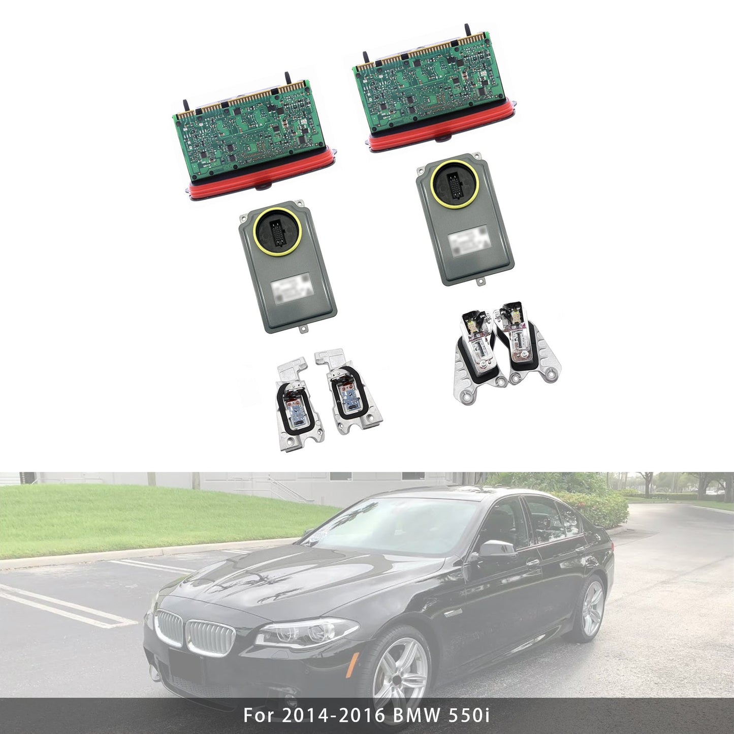 8PCS Left+Right Adaptive LED Headlight Control Module Set For BMW 5' F07 F10 F11