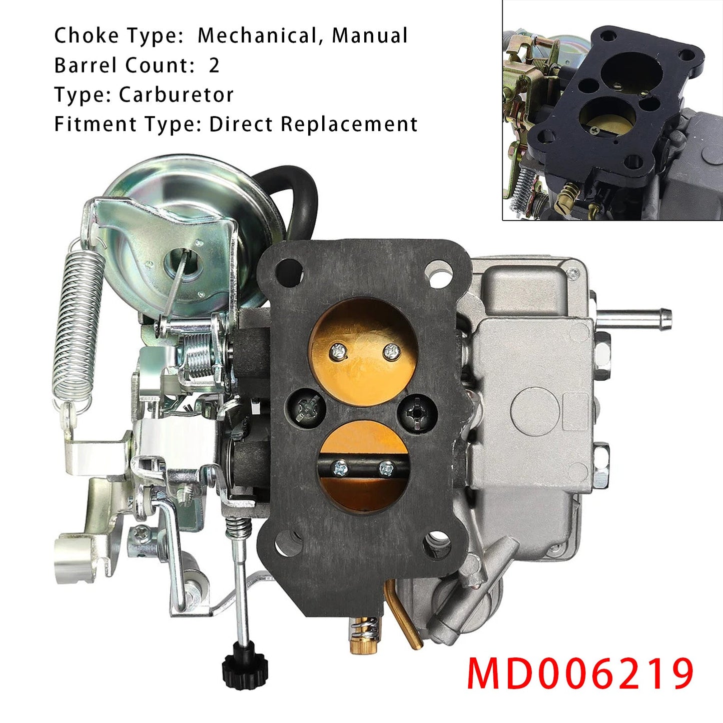 Mitsubishi 4G32 4G33 4G64 Carburetor MD006219