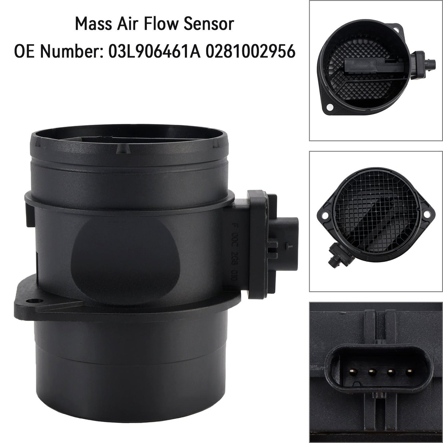 Mass Air Flow Sensor 03L906461A 0281002956 For VW AUDI SEAT SKODA 2.0 TDI
