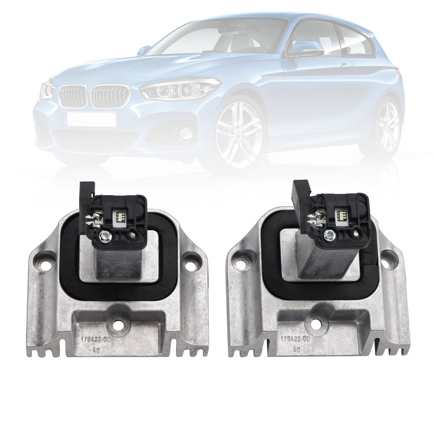 2X Headlight Angel Eye DRL LED Control Unit 63117296905 For BMW 1 Series F20 F21