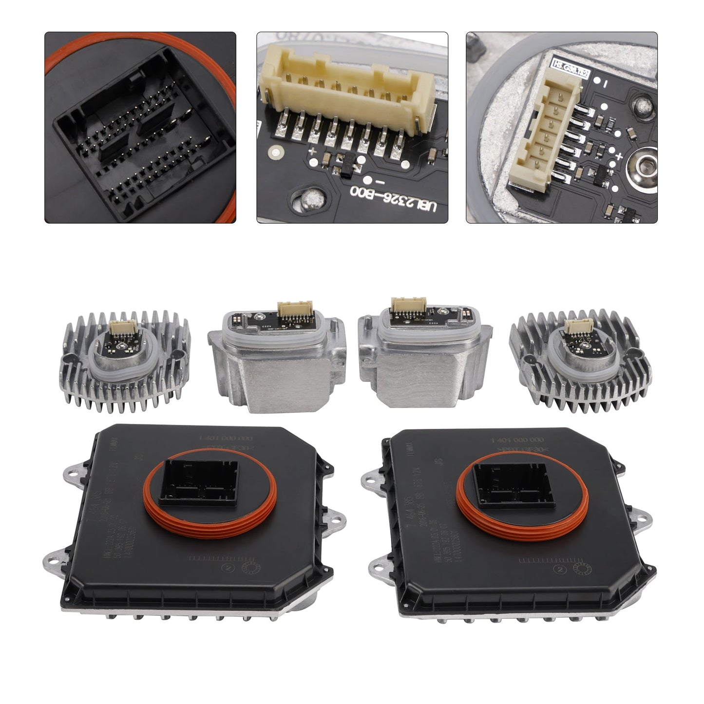 6PCS Adaptive LED Headlight Turn Signal DRL Module For BMW G30 530i 540i