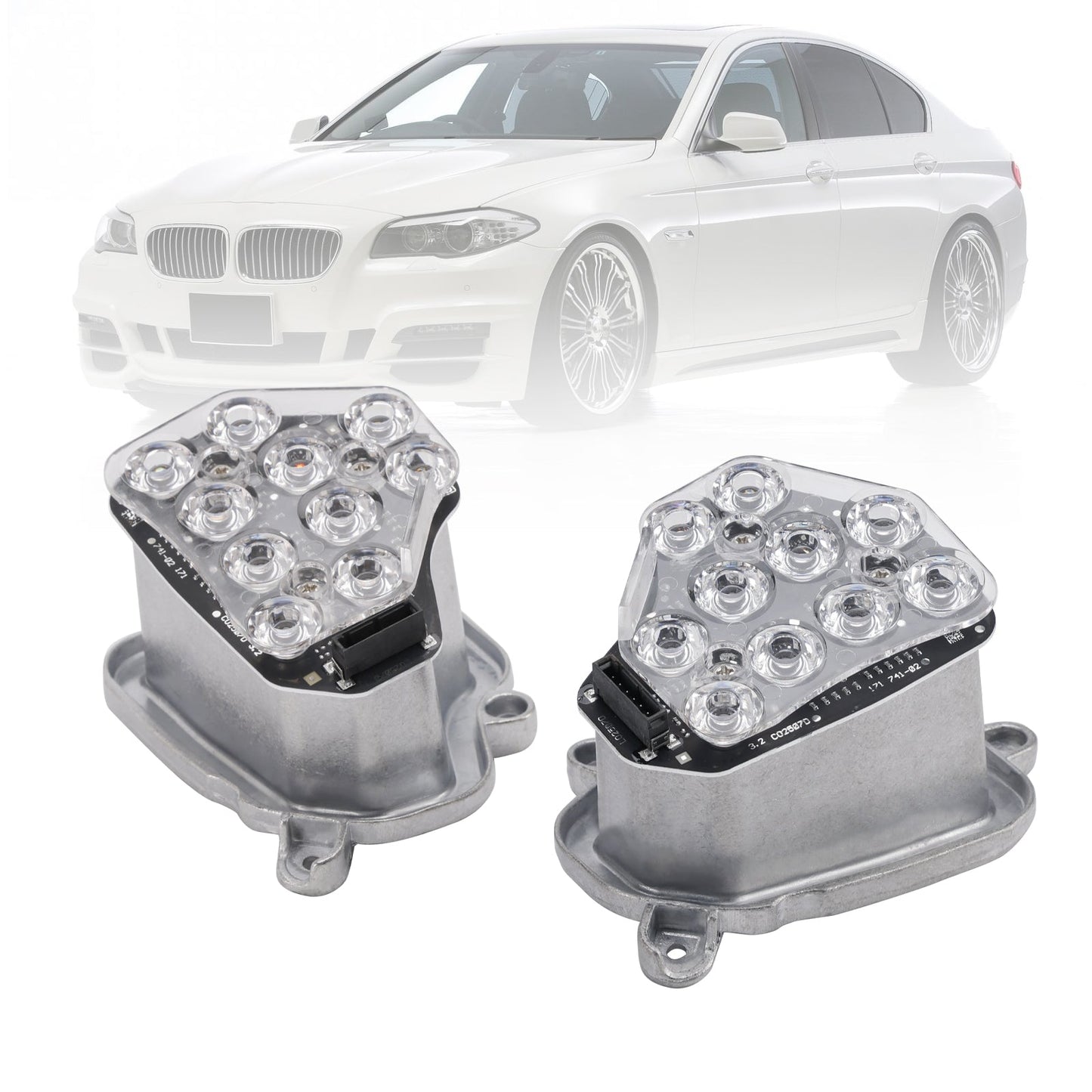 2pcs Indicator LED Module Headlight Unit 63117271901,63117271902 For BMW 5 Series F10 F18 2009-2013