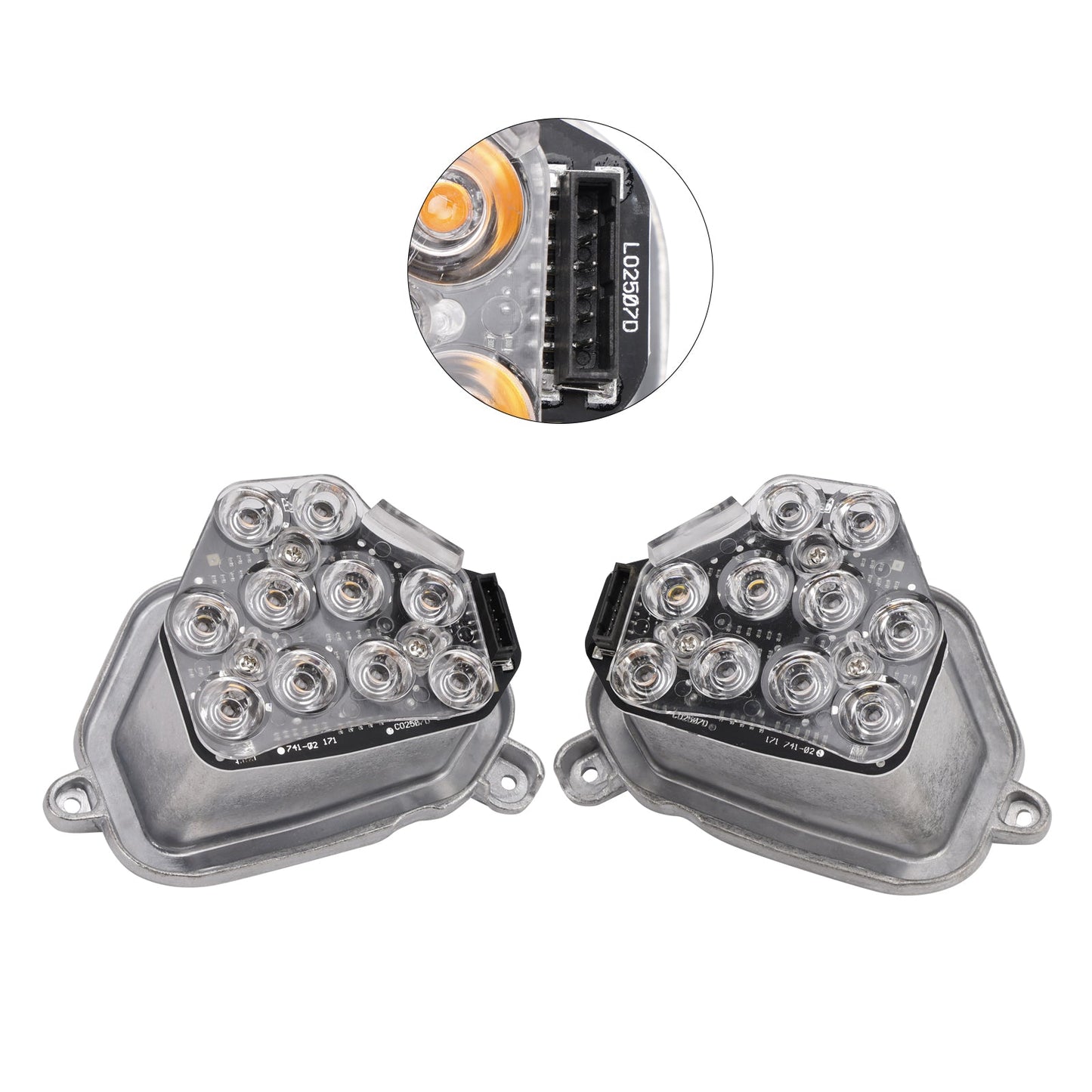 2pcs Indicator LED Module Headlight Unit 63117271901,63117271902 For BMW 5 Series F10 F18 2009-2013