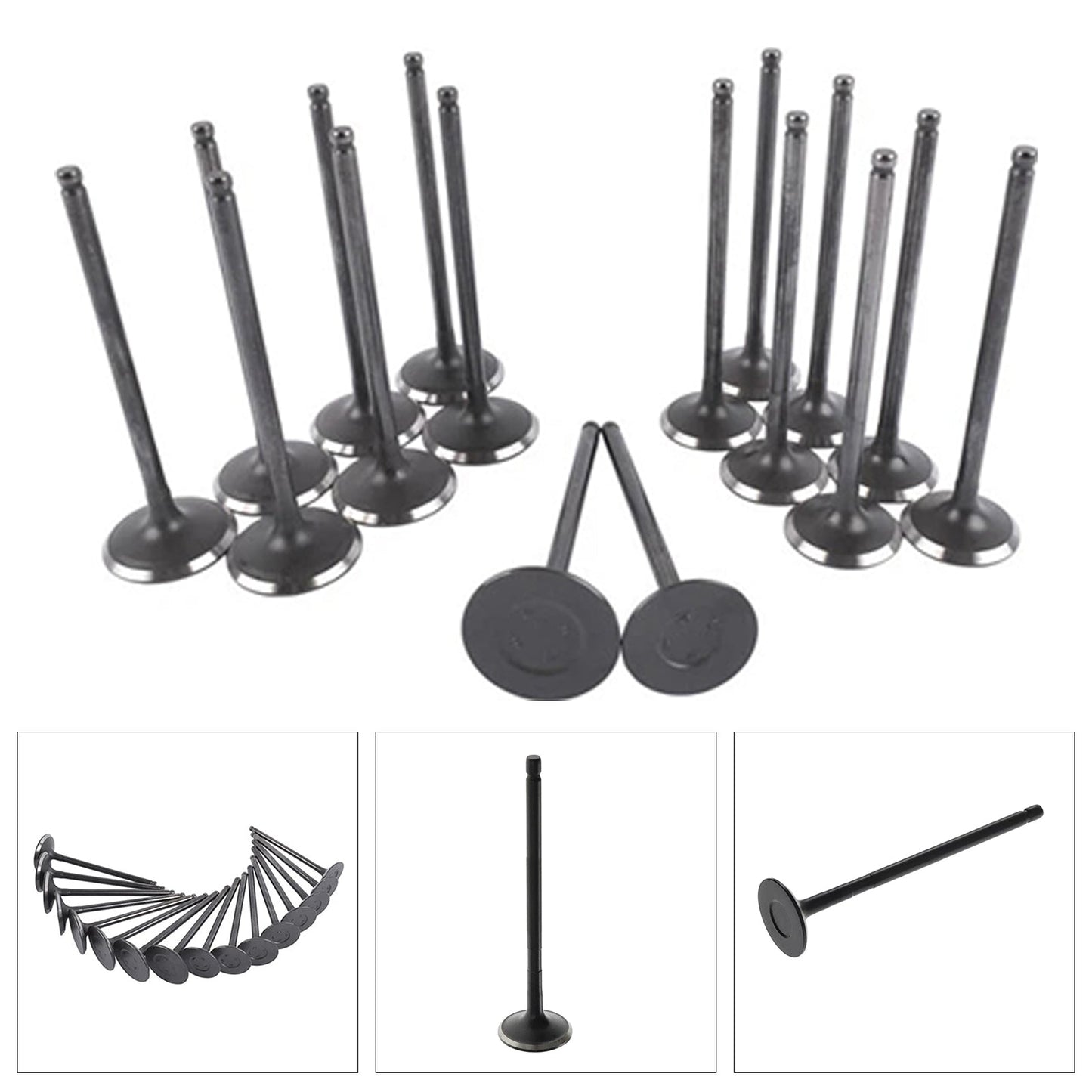 Kit de válvulas de admisión y escape de 16 piezas para Scion Toyota L4 1.8L DOHC 2ZR-FE 2008-2015