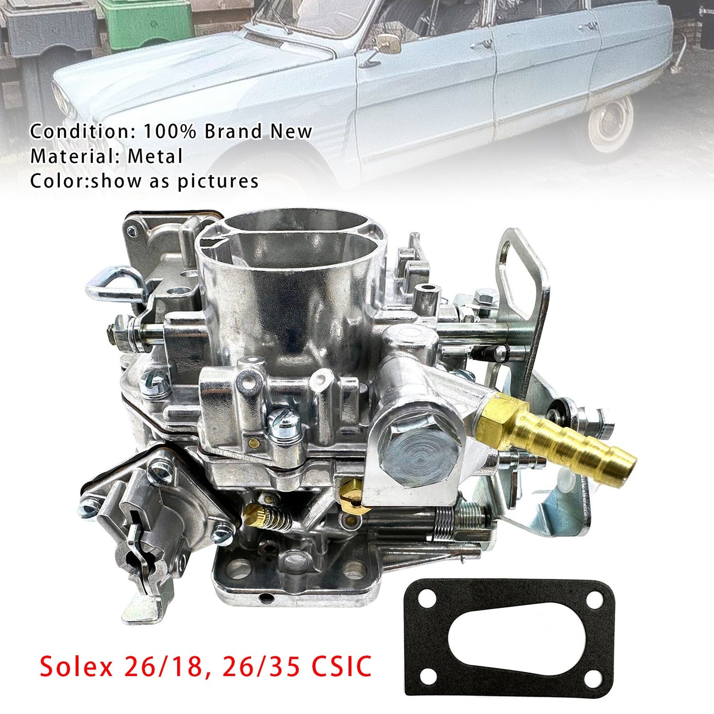 Solex 26/35 CSIC Acadiane Dyane Ami 68 Citroen 2CV6 Carburetor