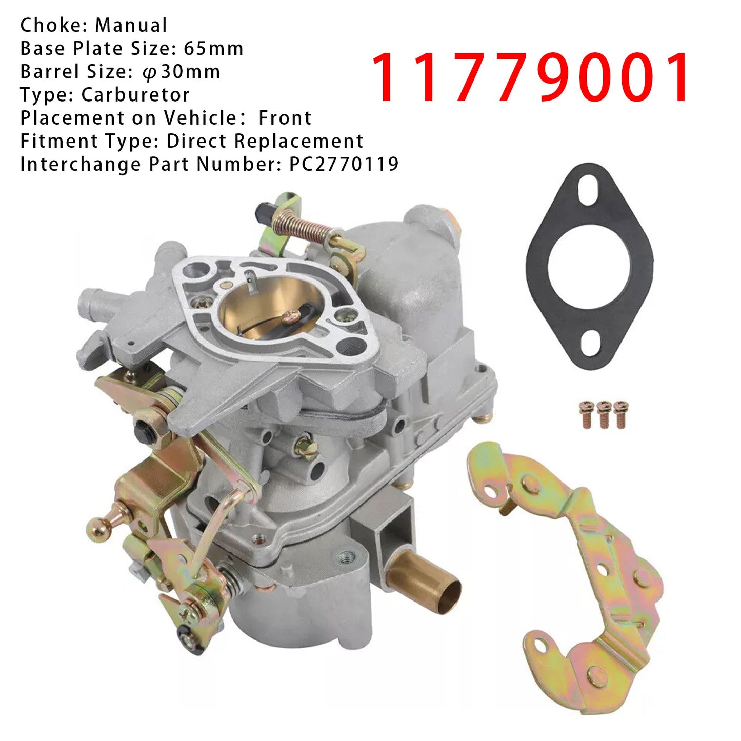 RENAULT 1961-1992 R4 4L 4S and 4GTL Carburetor 11779001 PC2770119