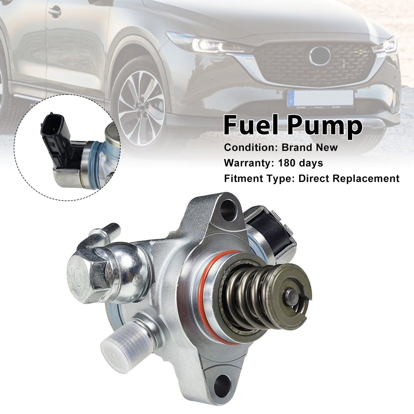 High Pressure Fuel Pump PYFB-20-3F0 Fit Mazda CX-3 2.0L 2019-2021 CX-30 CX-5 3 6