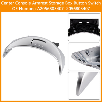 2015-2020 Mercedes C-CLASS W205 C180 C200 C260 C300 C43 C63 A2056803407 Center Console Armrest Storage Box Button Switch 2056803407