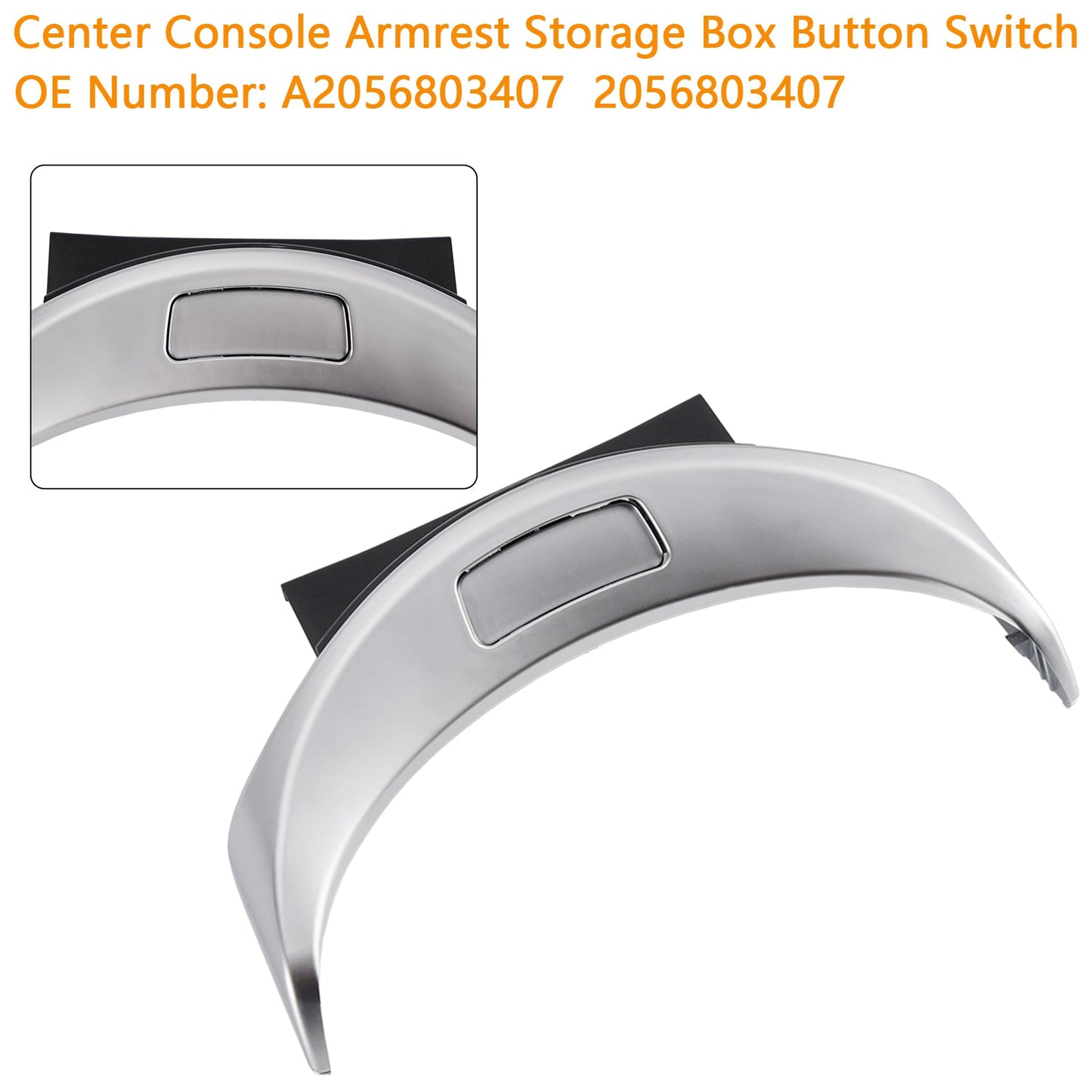 2015-2020 Mercedes C-CLASS W205 C180 C200 C260 C300 C43 C63 A2056803407 Center Console Armrest Storage Box Button Switch 2056803407