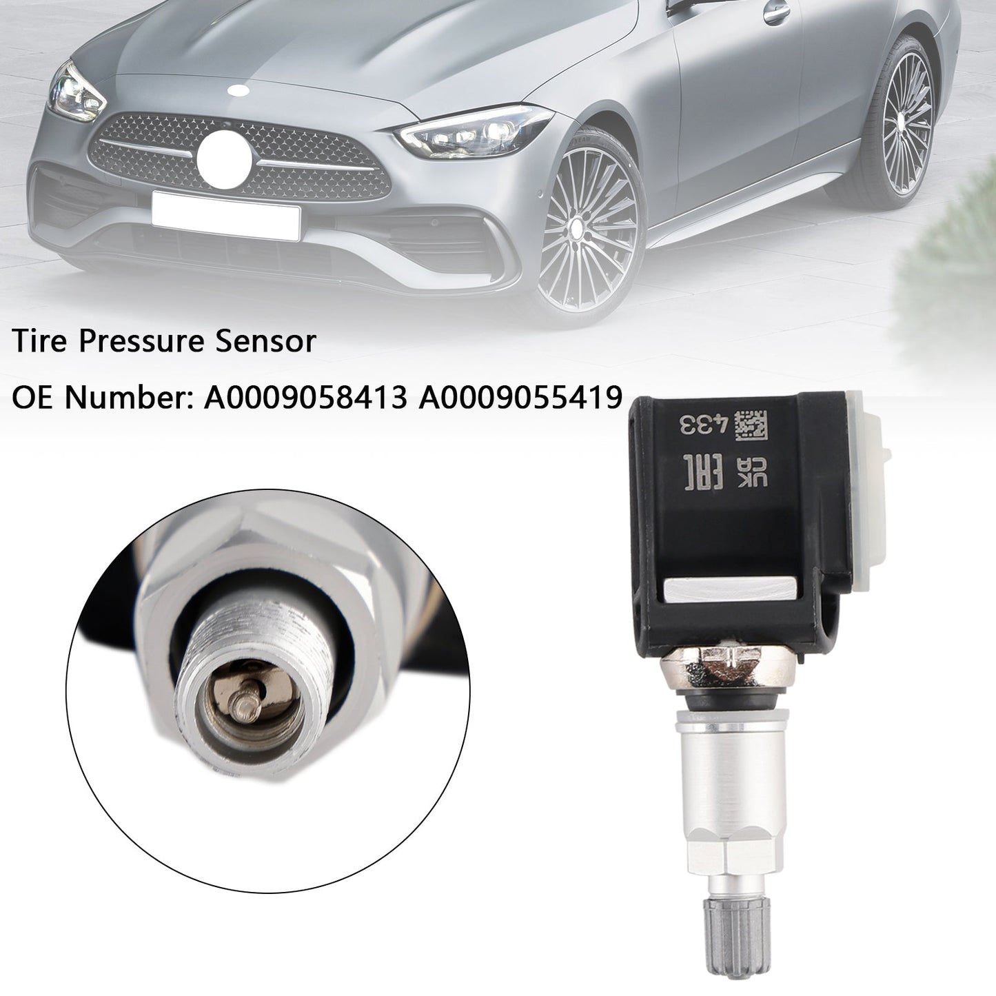 Tire Pressure Sensor A0009058413 A0009055419 For Mercedes Benz E Class W214 S214