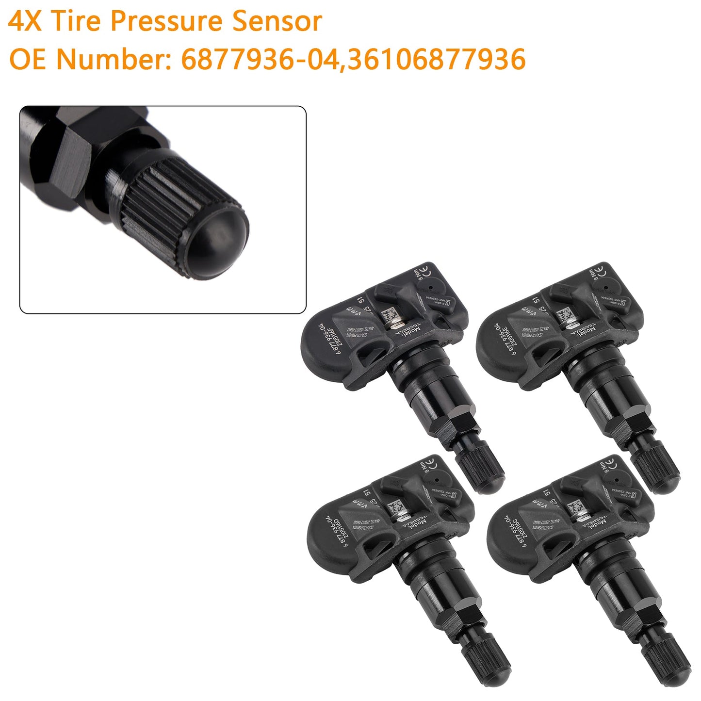 BMW 5 Series G30 G31 F40 3 Series G20 G21 6877936 4X Tire Pressure Sensor