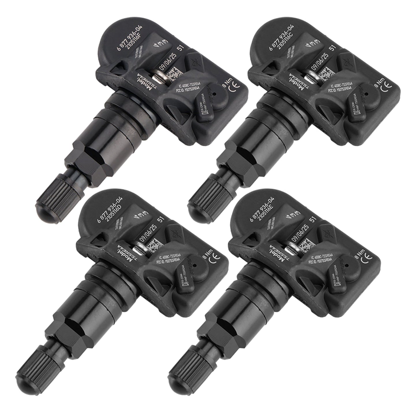 BMW 5 Series G30 G31 F40 3 Series G20 G21 6877936 4X Tire Pressure Sensor