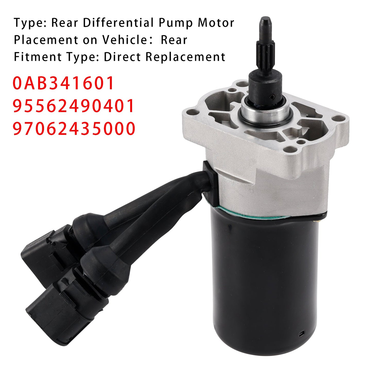 Porsche Cayenne 9PA VW Touareg Rear Differential Pump Motor 95562490401