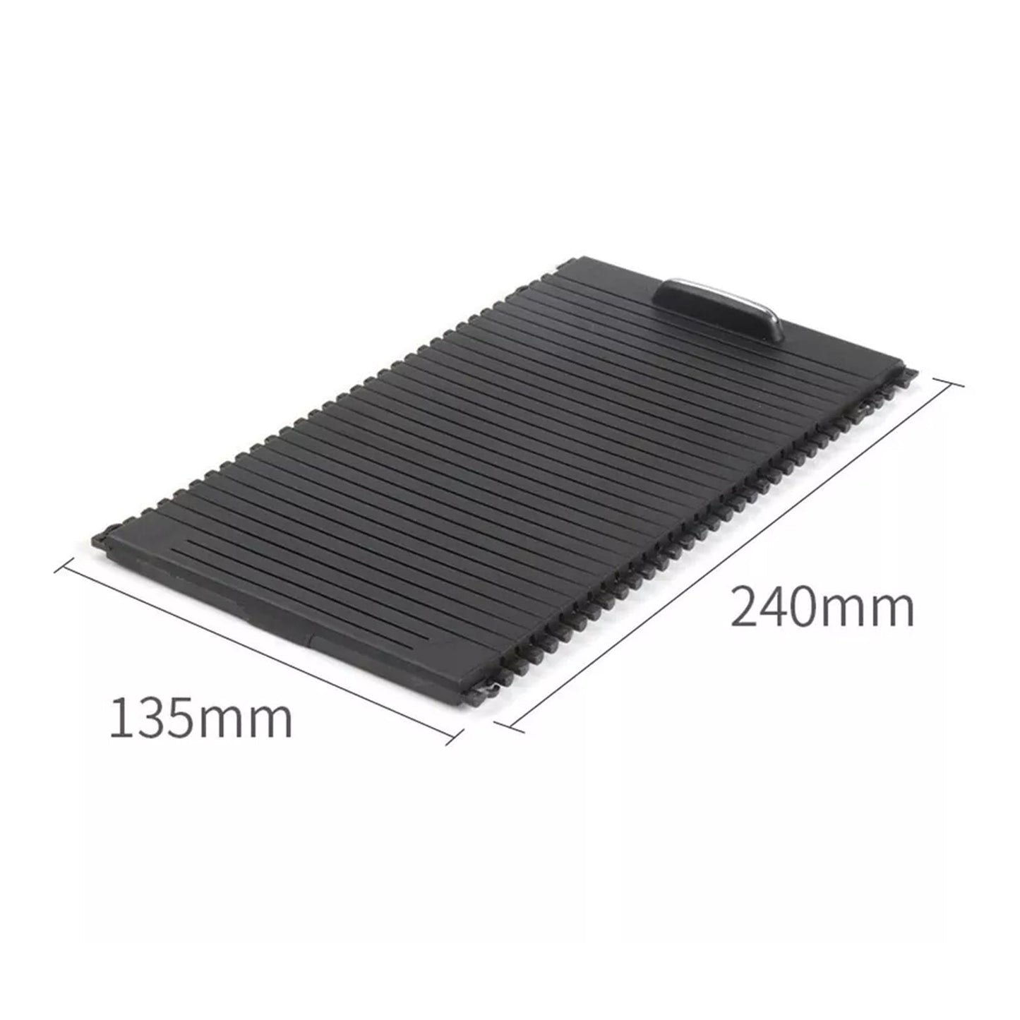 2008-2015 Mercedes Benz X204 GLK Center Console Roller Blind Cover Black 2046805808