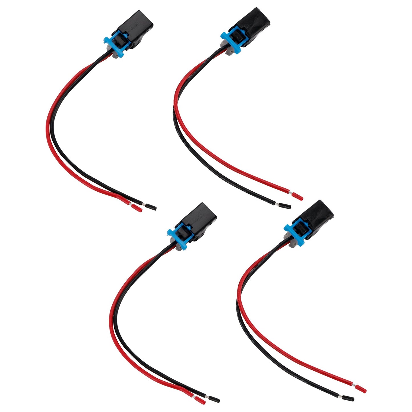Buick 4PCS Fuel Injector Connector Plug Clip Pigtail Quick Disconnect