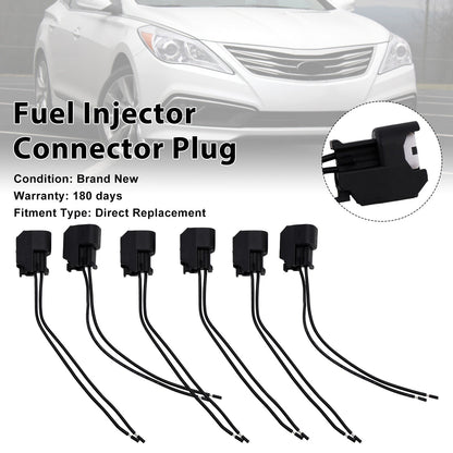 Hyundai 6-EV6 Fuel Injector Connector Plug Clip Pigtail Quick Disconnect