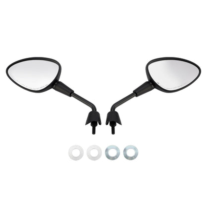 Vespa Sprint 50 125 150 Rearview Mirrors Left and Right M8 Shorty Black