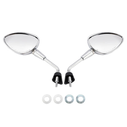 Vespa Sprint 50 125 150 Rearview Mirrors Left and Right M8 Shorty Chrome