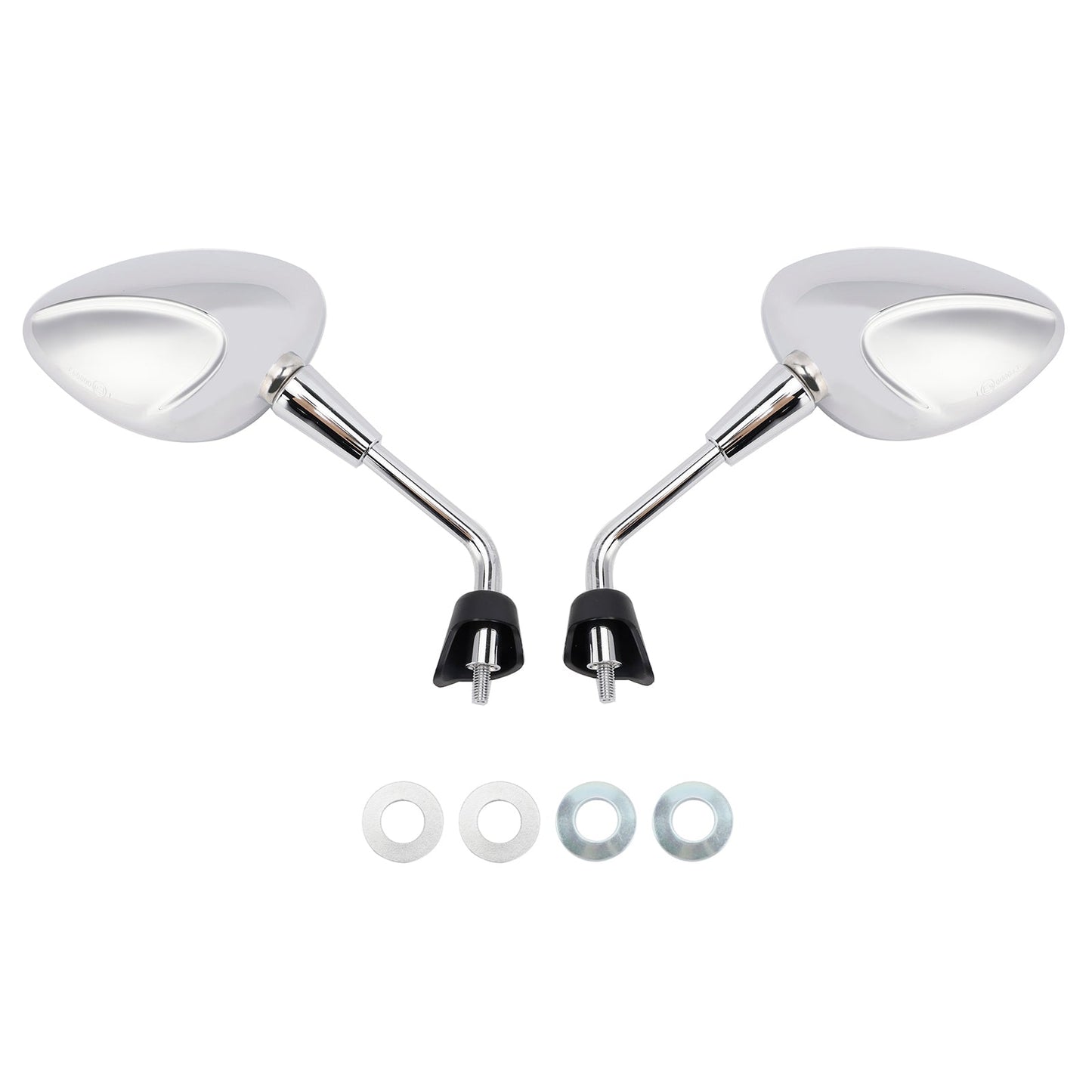 Vespa Sprint 50 125 150 Rearview Mirrors Left and Right M8 Shorty Chrome