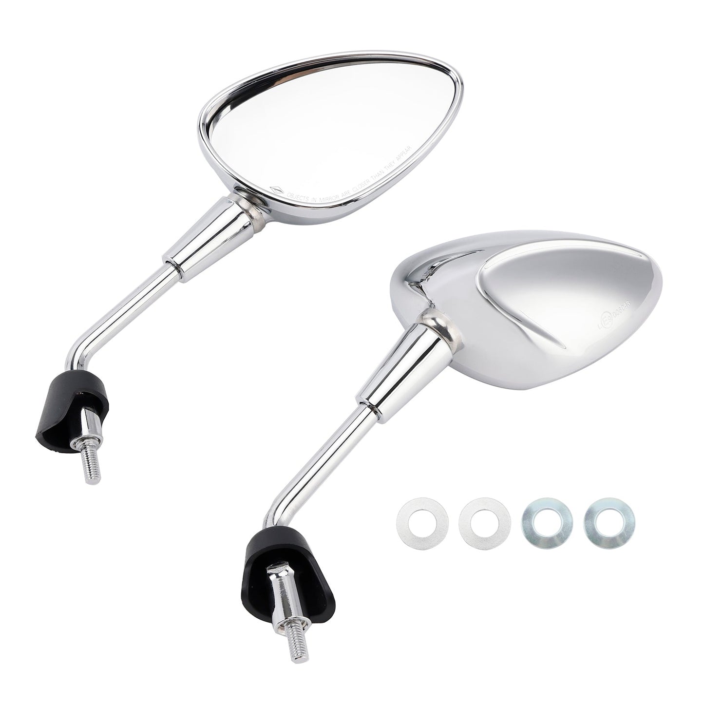 Vespa Sprint 50 125 150 Rearview Mirrors Left and Right M8 Shorty Chrome