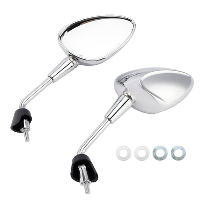 Vespa Sprint 50 125 150 Rearview Mirrors Left and Right M8 Shorty Chrome