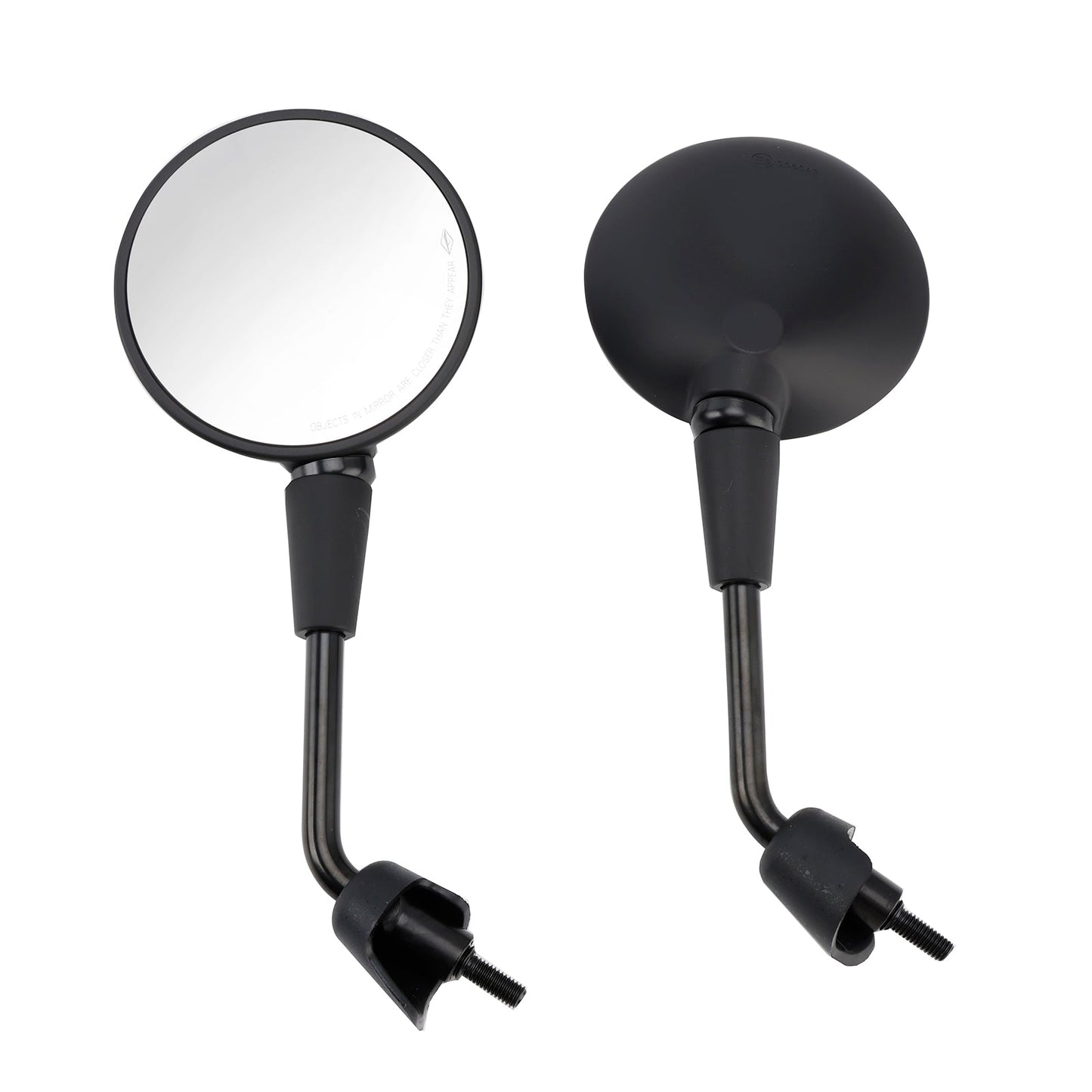 Vespa Primavera 50 125 150 Rearview Mirrors Left and Right M8 Shorty Black