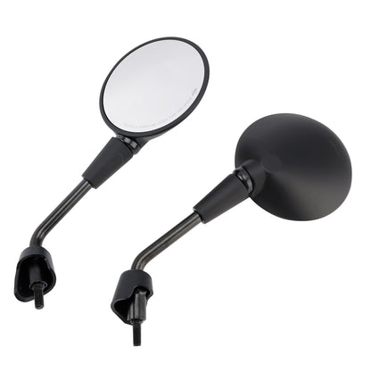Vespa Primavera 50 125 150 Rearview Mirrors Left and Right M8 Shorty Black