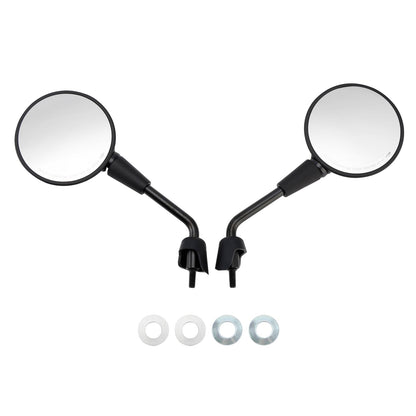 Vespa Primavera 50 125 150 Rearview Mirrors Left and Right M8 Shorty Black