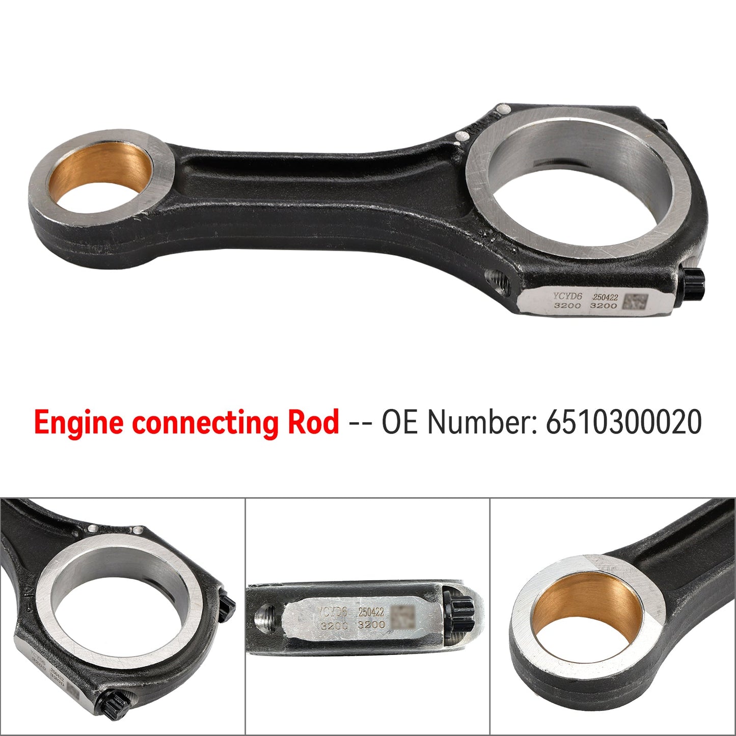 Mercedes-Benz OM651 W176 C117 W212 C218 Engine connecting Rod 6510300020