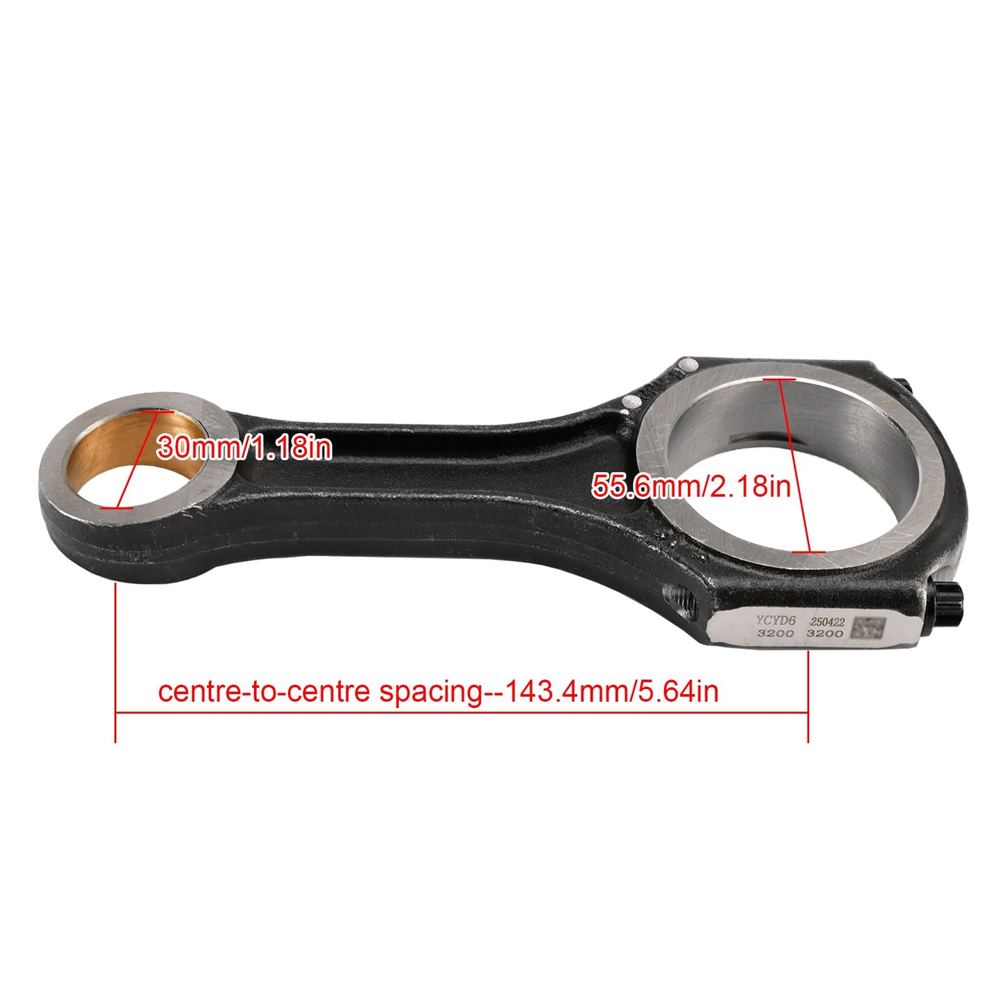 Mercedes-Benz OM651 W176 C117 W212 C218  4x Engine connecting Rod 6510300020