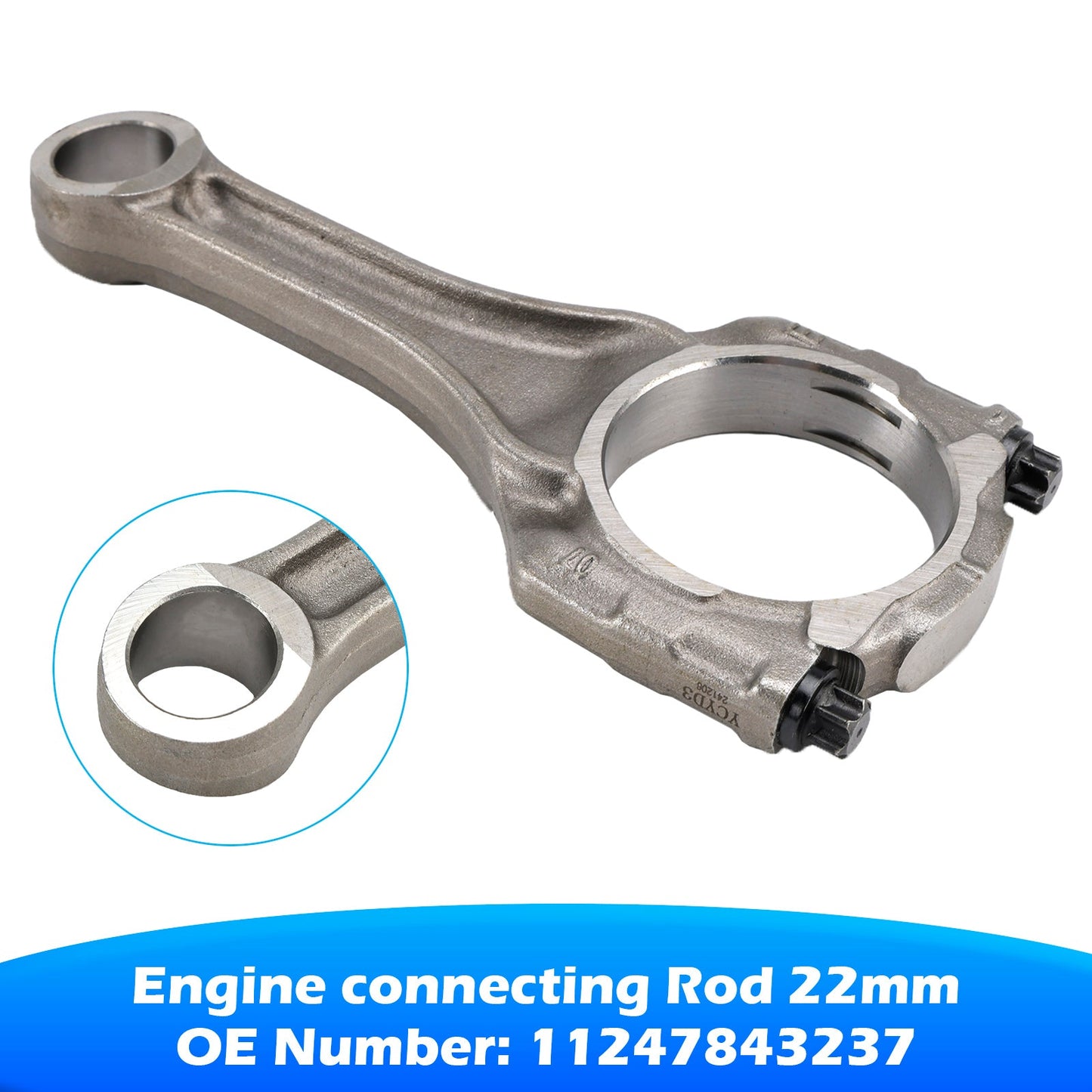 BMW 550i 650i F07 F10 F85 N63N S63N 4.4 V8 Engine connecting Rod 22mm