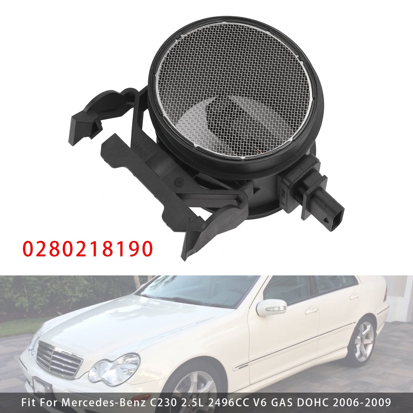 Mercedes-Benz E350 C300 ML350 0280218190 Mass Air Flow Meter Sensor