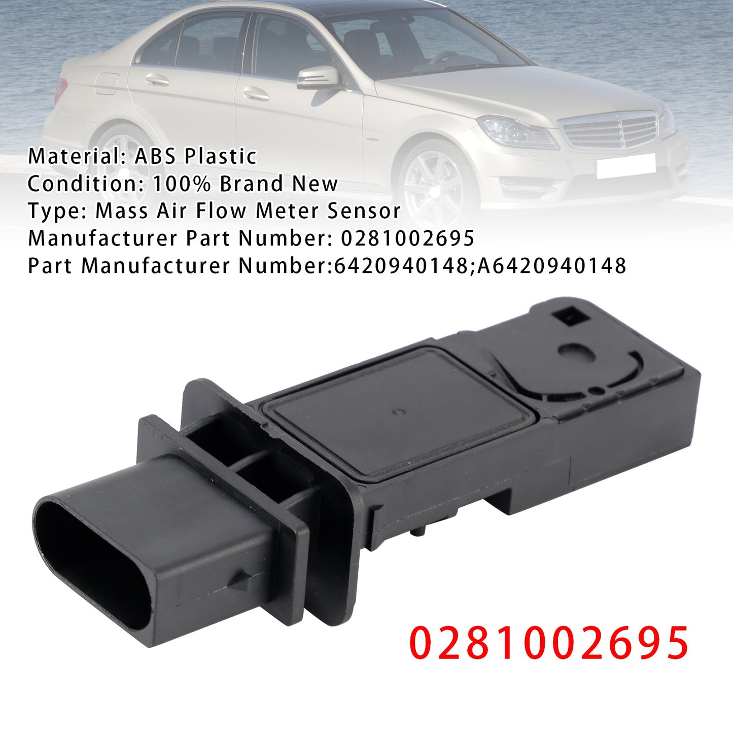 Mercedes E350 ML350 E320 R320 0281002695 Mass Air Flow Meter Sensor