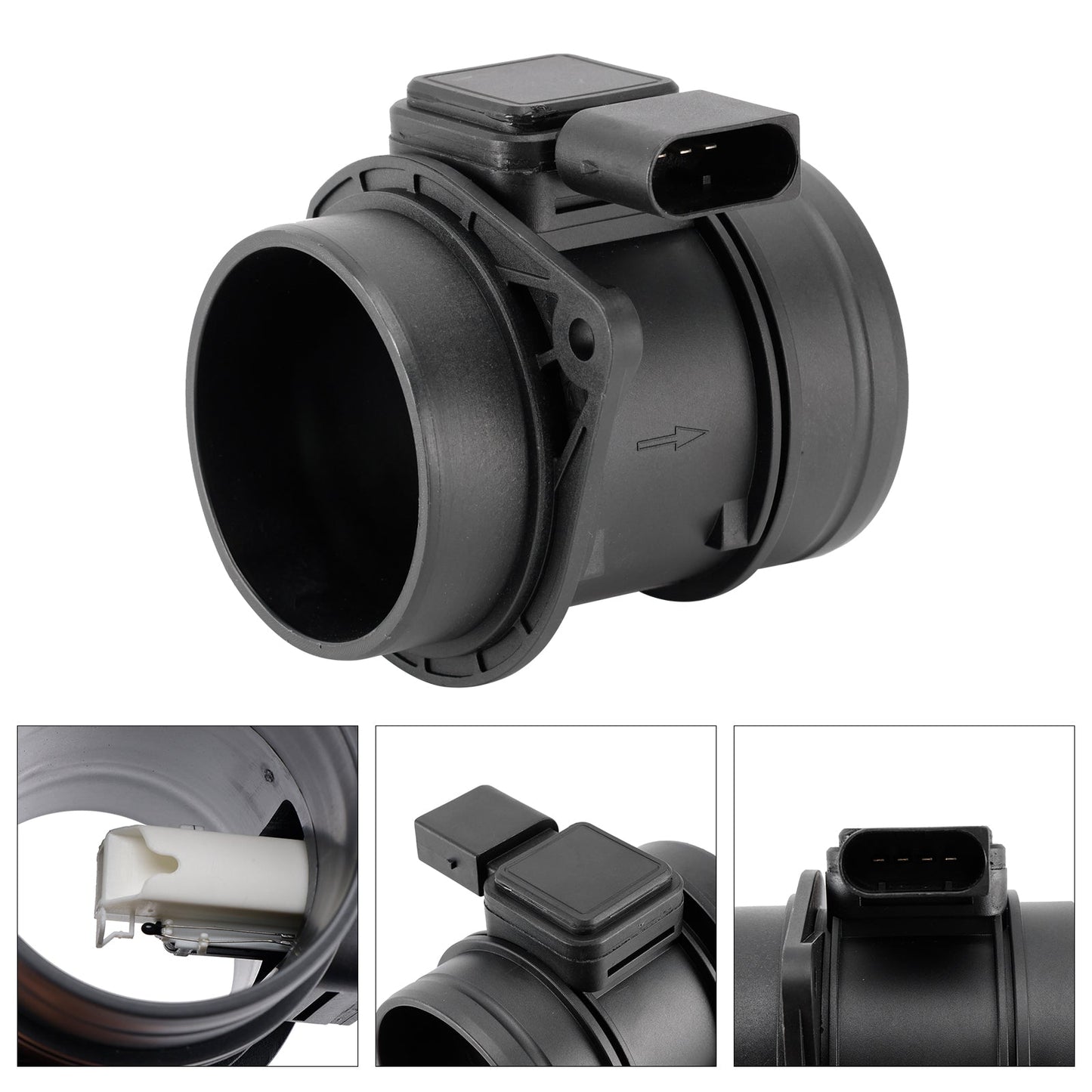 Mercedes-Benz A B W245 W169 5WK97026 Mass Air Flow Meter Sensor