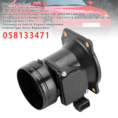 Audi A4 B5 A6 C5 VW Passat 3B 1.8L 058133471 Mass Air Flow Meter Sensor