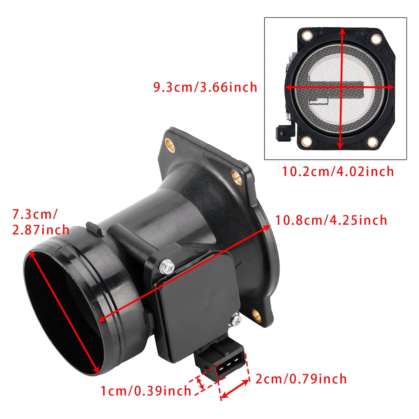Audi A4 B5 A6 C5 VW Passat 3B 1.8L 058133471 Mass Air Flow Meter Sensor