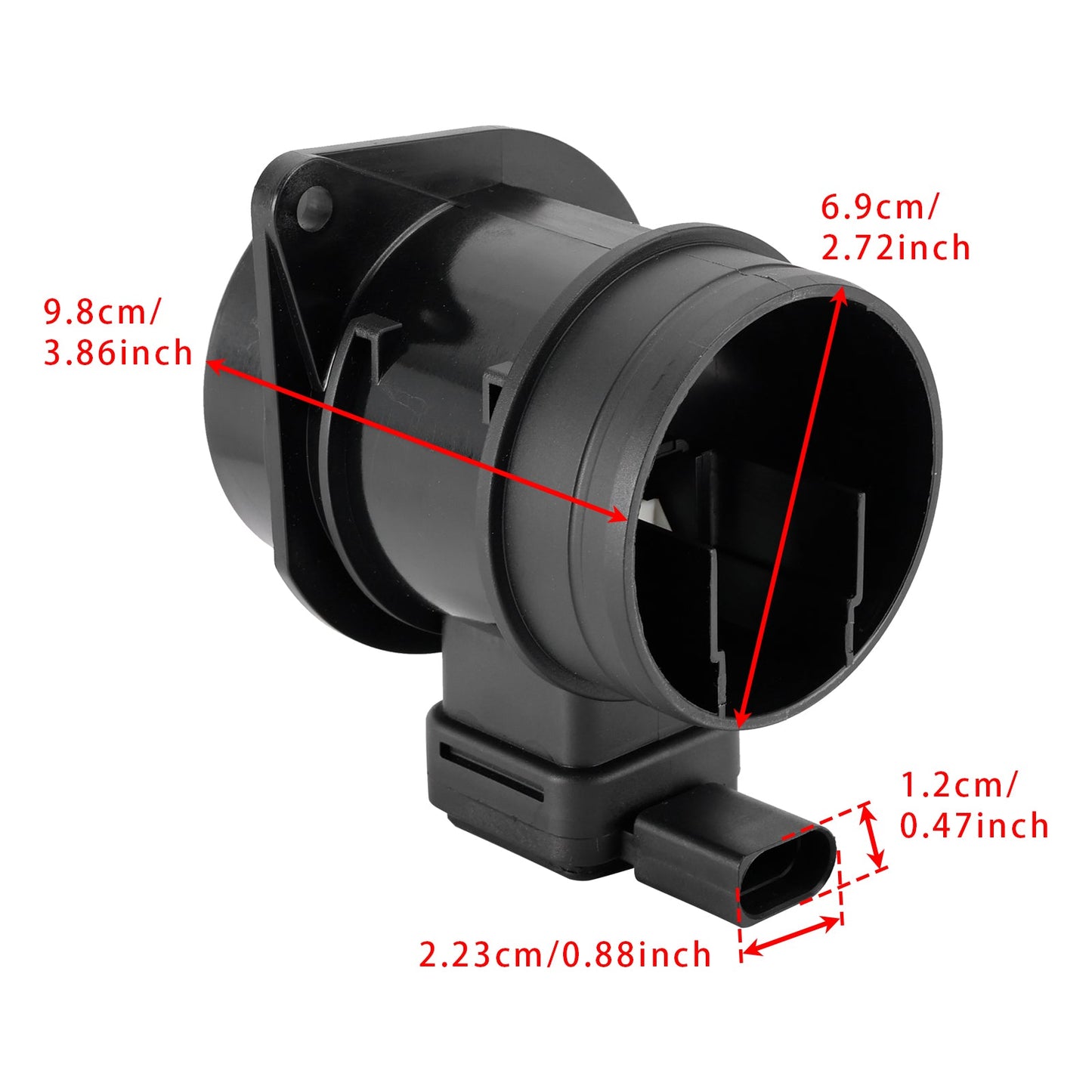 VW Golf VI Audi A1 Seat Leon 1.6TDI 5WK97023 Mass Air Flow Meter Sensor