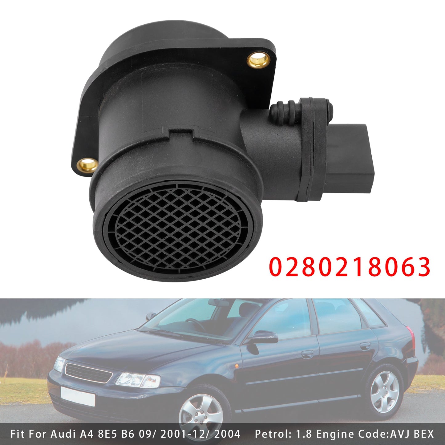 Audi A4 TT VW Golf IV Bora 1.8T 0280218063 Mass Air Flow Meter Sensor