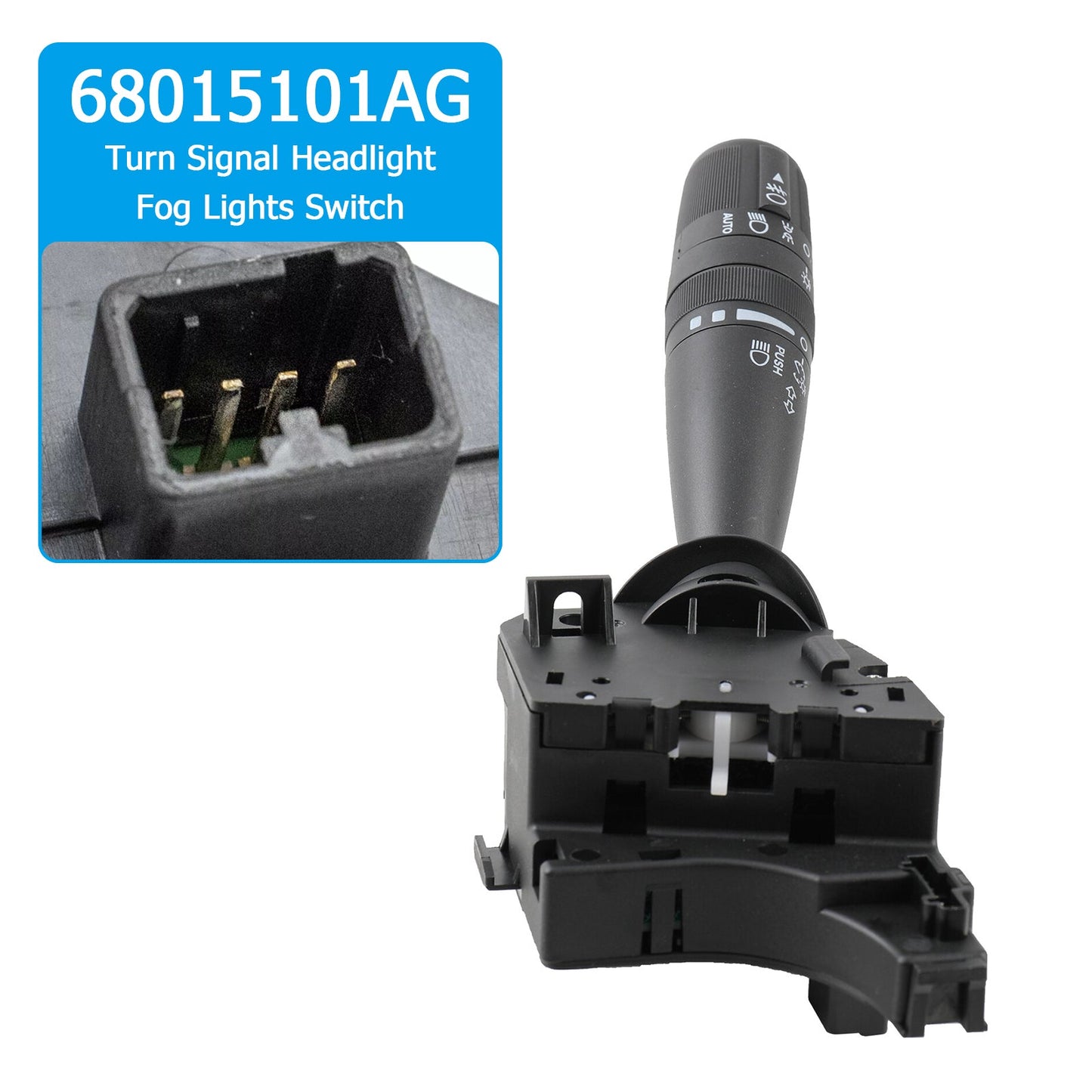 Chrysler Dodge Jeep Turn Signal Headlight Fog Lights Switch 68015101AG 68015101AB