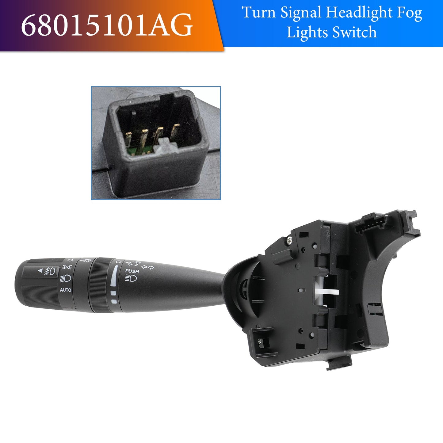 Chrysler Dodge Jeep Turn Signal Headlight Fog Lights Switch 68015101AG 68015101AB