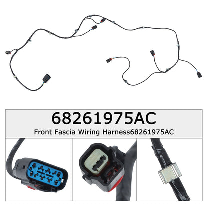 2016-2022 Jeep Grand Cherokee Front Fascia Wiring Harness 68261975AC 68261975AA