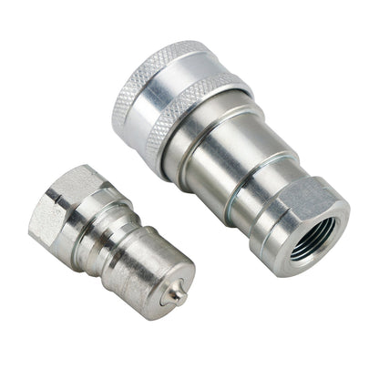 3/8" NPT ISO 7241-B Quick Disconnect Hydraulic Couplings / Couplers