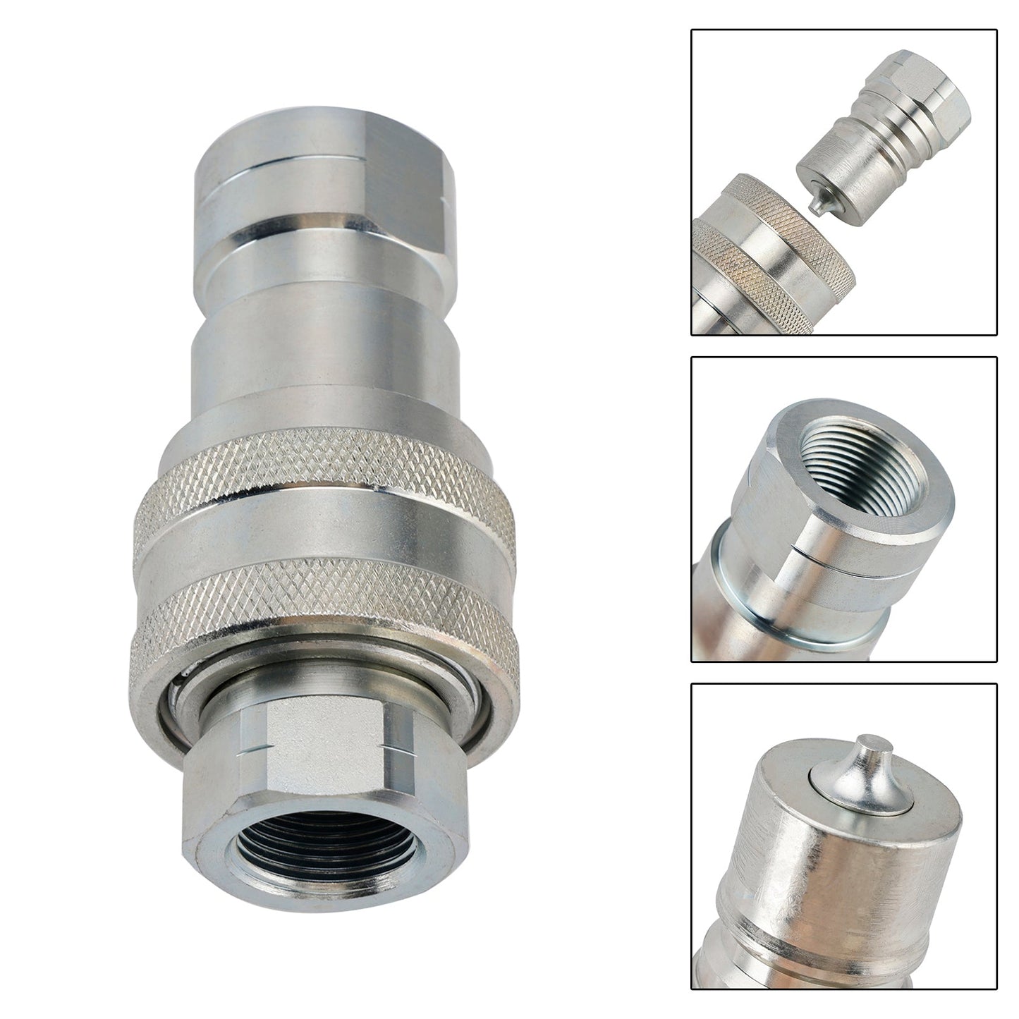 3/4" NPT ISO 7241-B Quick Disconnect Hydraulic Couplings / Couplers