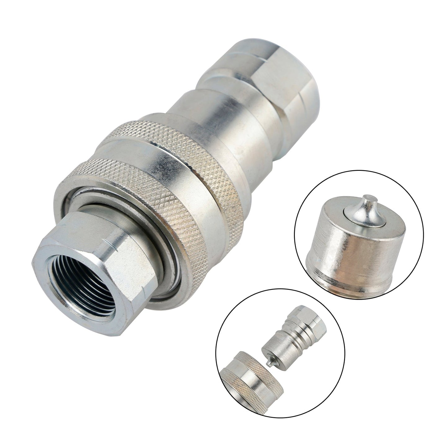 3/4" NPT ISO 7241-B Quick Disconnect Hydraulic Couplings / Couplers