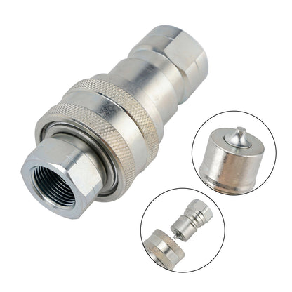 3/4" NPT ISO 7241-B Quick Disconnect Hydraulic Couplings / Couplers