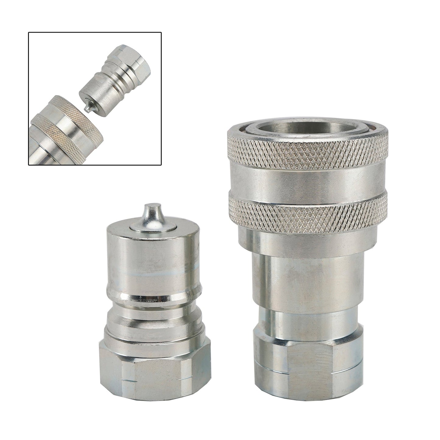 3/4" NPT ISO 7241-B Quick Disconnect Hydraulic Couplings / Couplers