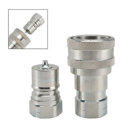 3/4" NPT ISO 7241-B Quick Disconnect Hydraulic Couplings / Couplers