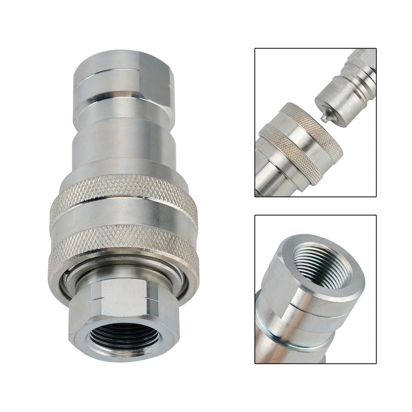 3/4" NPT ISO 7241-B Quick Disconnect Hydraulic Couplings / Couplers